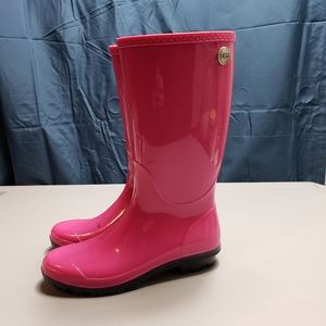 ugg rain boots pink